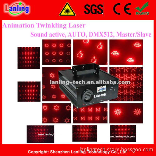 100MW Red Animation Twinkling Party Lighting
